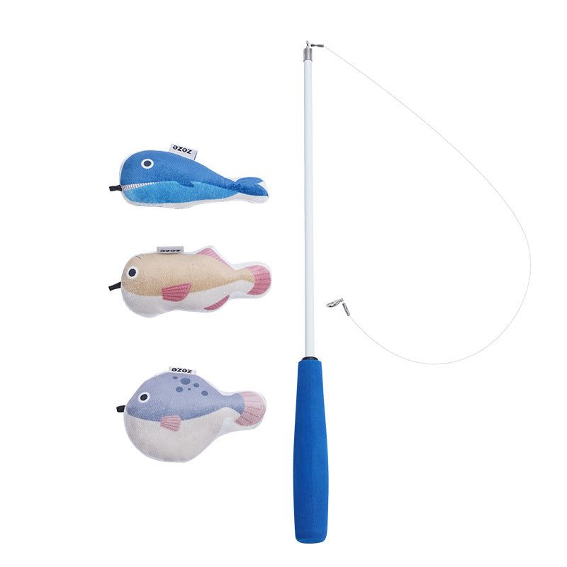 ZEZE Fish Cat Toy Bundle