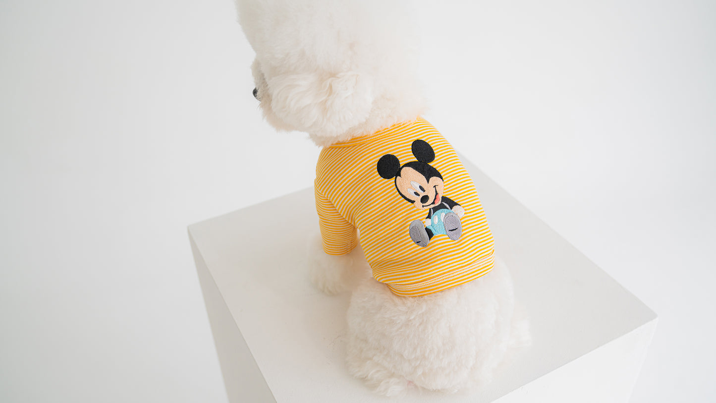 Baby stripe cardigan _ Mickey