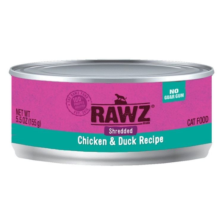 RAWZ Cat Shredded Chicken & Duck 5.5oz