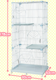 IRIS 3-tier Cat Cage[Out of stock]