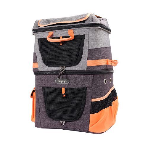 IBIYAYA Two-tier Pet Backpack