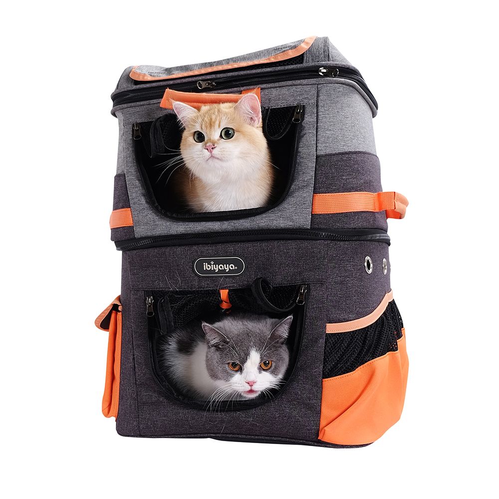 IBIYAYA Two-tier Pet Backpack