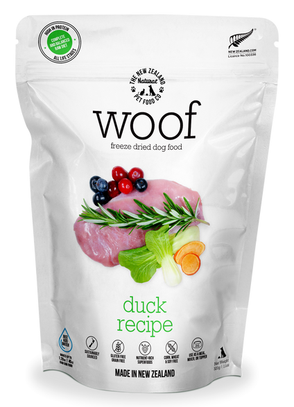 Woof Freeze Dried Dog Food - Duck