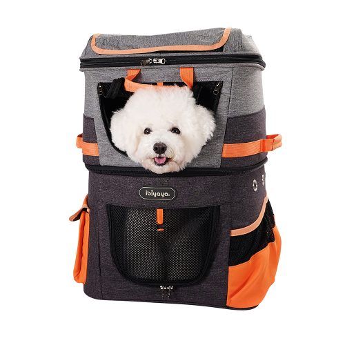 IBIYAYA Two-tier Pet Backpack